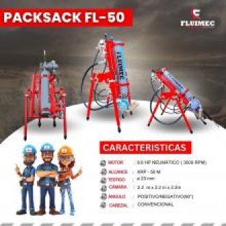 PERFORADORA FL-50 TRABAJA CON MOTOR NEUMATICO